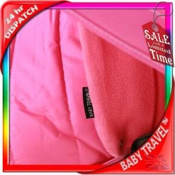 Baby Travel Accessories - Raincovers New Luxury Footmuff - Hot Chocolate Fit Maclaren Quest Triumph Techno