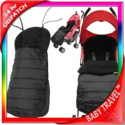 Baby Travel New Luxury Footmuff Fit Maclaren Quest Triumph Techno Accessories - Raincovers