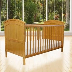 Cots | Cotbeds ISafe Cot Bed Toddler Bed - Liam (Antique)