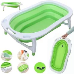 ISafe Baby Bath - Aqua (Flat Fold-Away) Bathtime