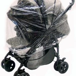 Baby Travel Rain Cover To Fit The Mamas And Papas Pliko Travel System Accessories - Raincovers