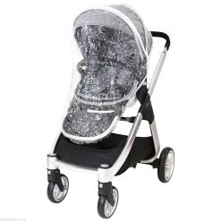 3 In 1 Pram Systems ISafe Marvel 3in1 Pram Black Pearl Pram Travel System Luxury Carrycot Car Seat & Luxury Changing Bag