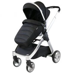 ISAFE Marvel New Born Bundle Package Black Pearl (Clearance) 3 In 1 Pram Systems