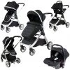 ISafe Marvel 3 In 1 Pram Travel System (With Car Seat & Carrycot) 3 In 1 Pram Systems