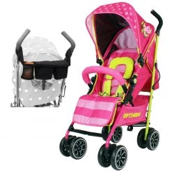 ISafe OPTIMUM Stroller Mea LUX Design + Parent Console + Bag Strollers & Buggies