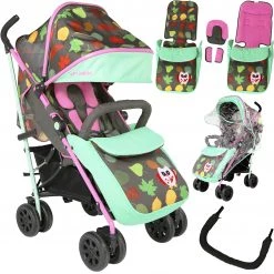 Strollers & Buggies ISafe OPTIMUM Stroller Owl & Button