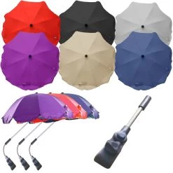 Stroller Buggy Pushchair Triple Adjust Parasol To Fit Red Kite Stroller Parasols & Sun Canopies