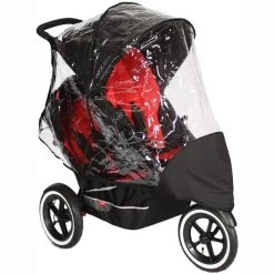 Phil & Teds Rain Cover For Phil And Teds Dash Double Raincover Accessories - Raincovers