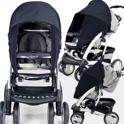 ISafe Sunny Sail Universal Pushchair Buggy Pram Stroller Shade Parasol Substitute