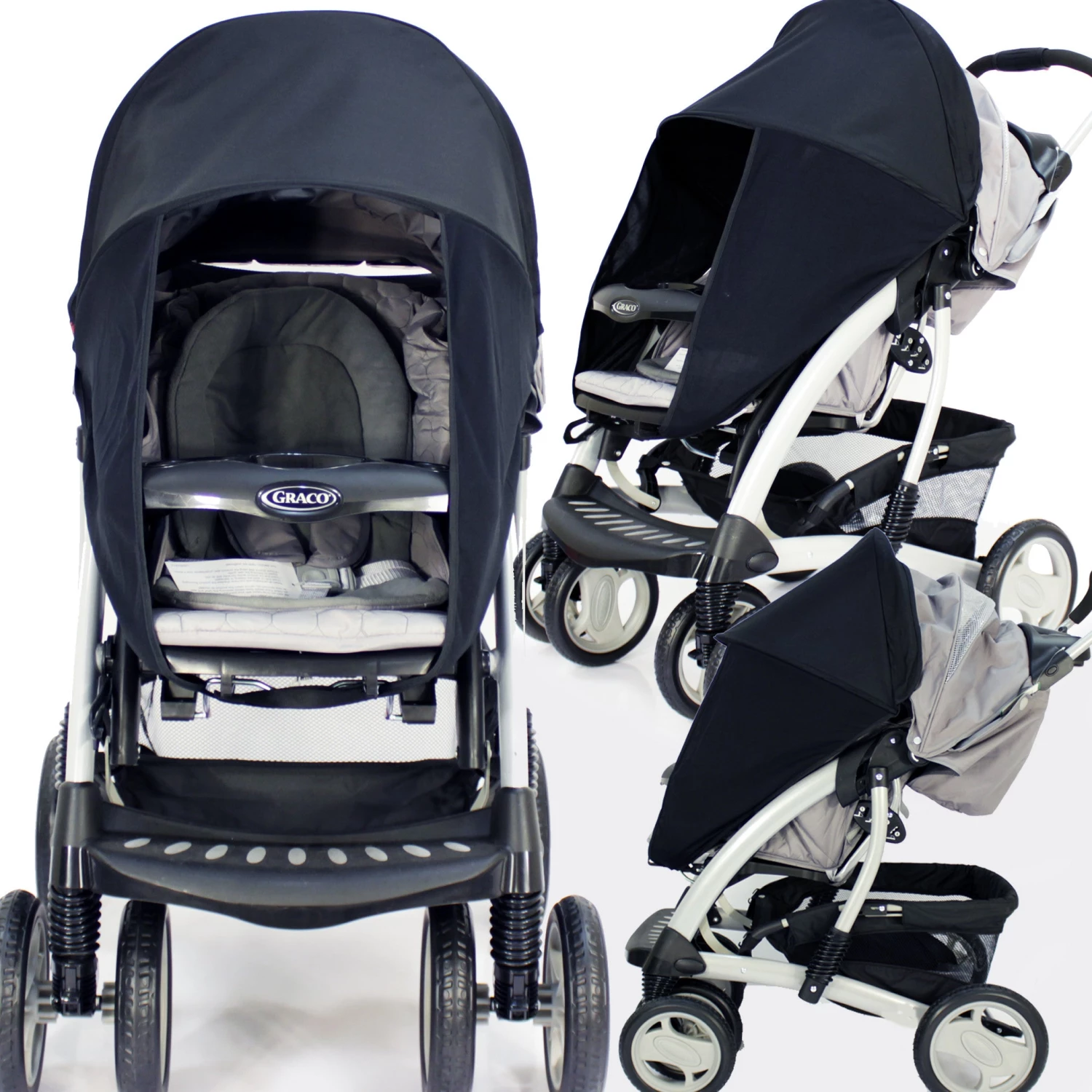 Sunny Sail Universal Quinny Zapp Buggy Pram Stroller Shade Parasol Substitute Accessories - Raincovers