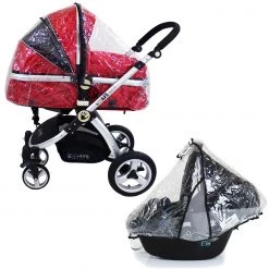 ISafe 3 In 1 Black Complete With Car Seat Travel System Pram 3 In 1 Pram Systems