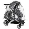 Baby Travel Hauck Duett Tandem Raincover IN LiNe (Large) All In One Version Tandem Raincovers