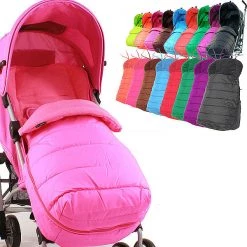 Baby Travel Footmuffs Luxury Padded Footmuff Liner - Raspberry Pink Fit Maclaren Quest Triumph Techno