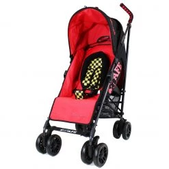 Limited Edition Strollers ISafe Buggy Stroller Pushchair - Racer (Complete With Footmuff, Changing Bag & Rain Cover)