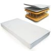 Baby Travel Sprung Mattress For Saplings Cot Bed - Ultra Flo Hypoallergenic Cot Bed 140 Cm X 71 Cm