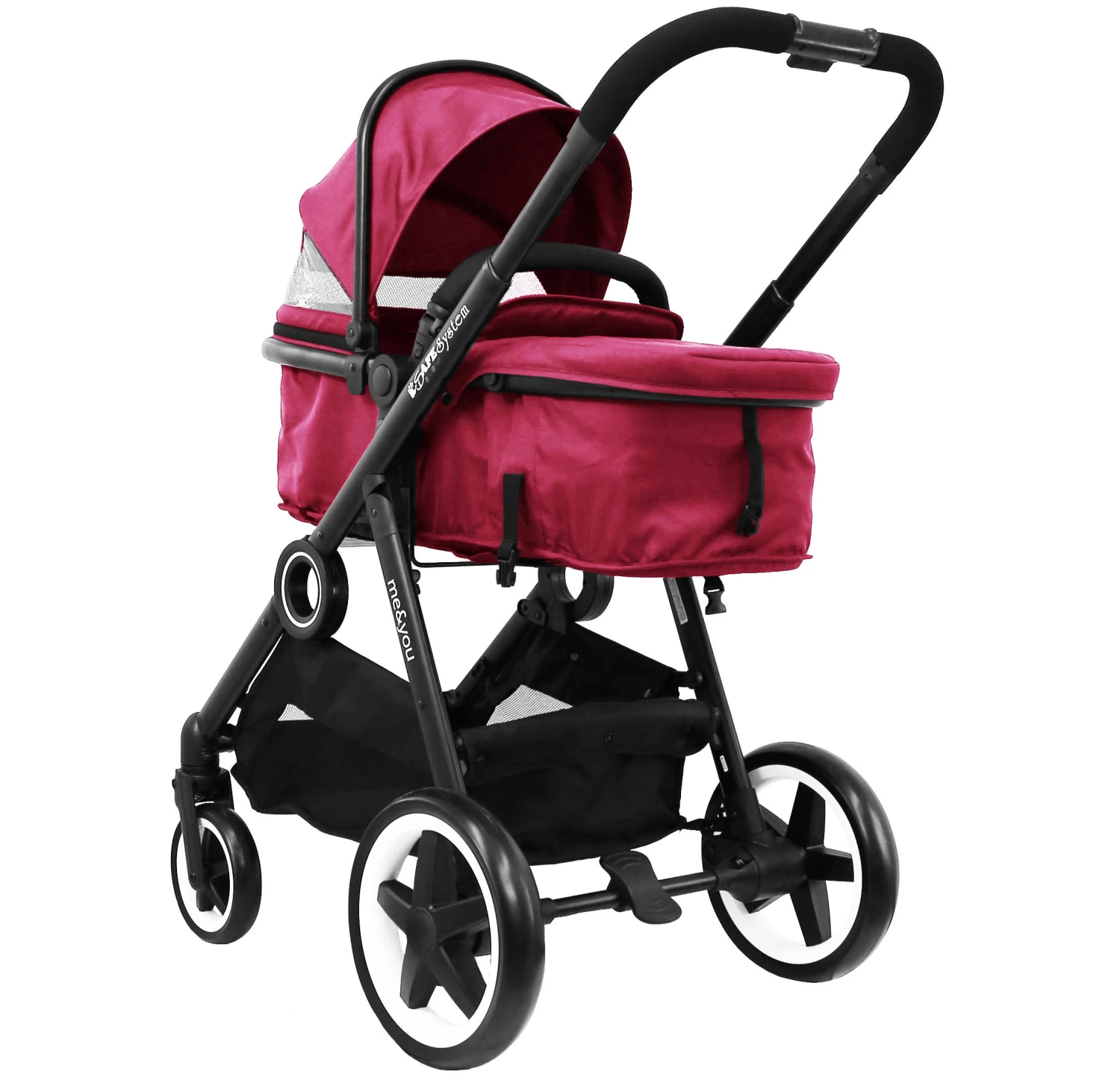 ISafe Tandem Pram Me & You (Sienna) Complete Tandem With Double Seat