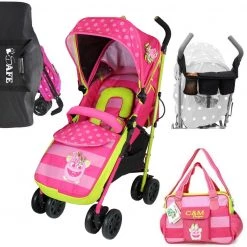 ISafe OPTIMUM Stroller Mea LUX Design Stroller Bag, Changing Bag, Parent Console