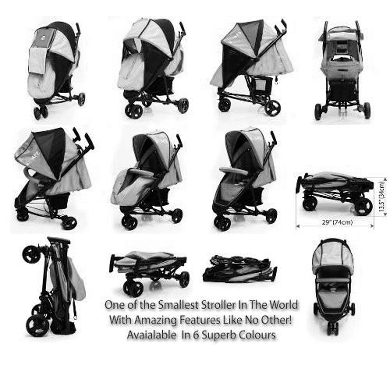 ISafe Strollers & Buggies 3 Wheeler Baby Stroller Pram Visual 3