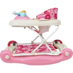 2 In 1 Walker & Rockers ISafe 2 In 1 Baby Walker And Rocker (Pretty Pink Cream)