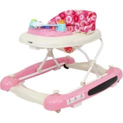 2 In 1 Walker & Rockers ISafe 2 In 1 Baby Walker And Rocker (Pretty Pink Cream)