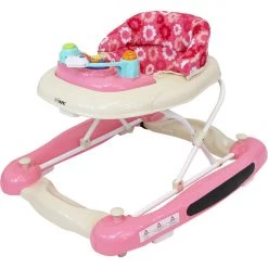 2 In 1 Walker & Rockers ISafe 2 In 1 Baby Walker And Rocker (Pretty Pink Cream)