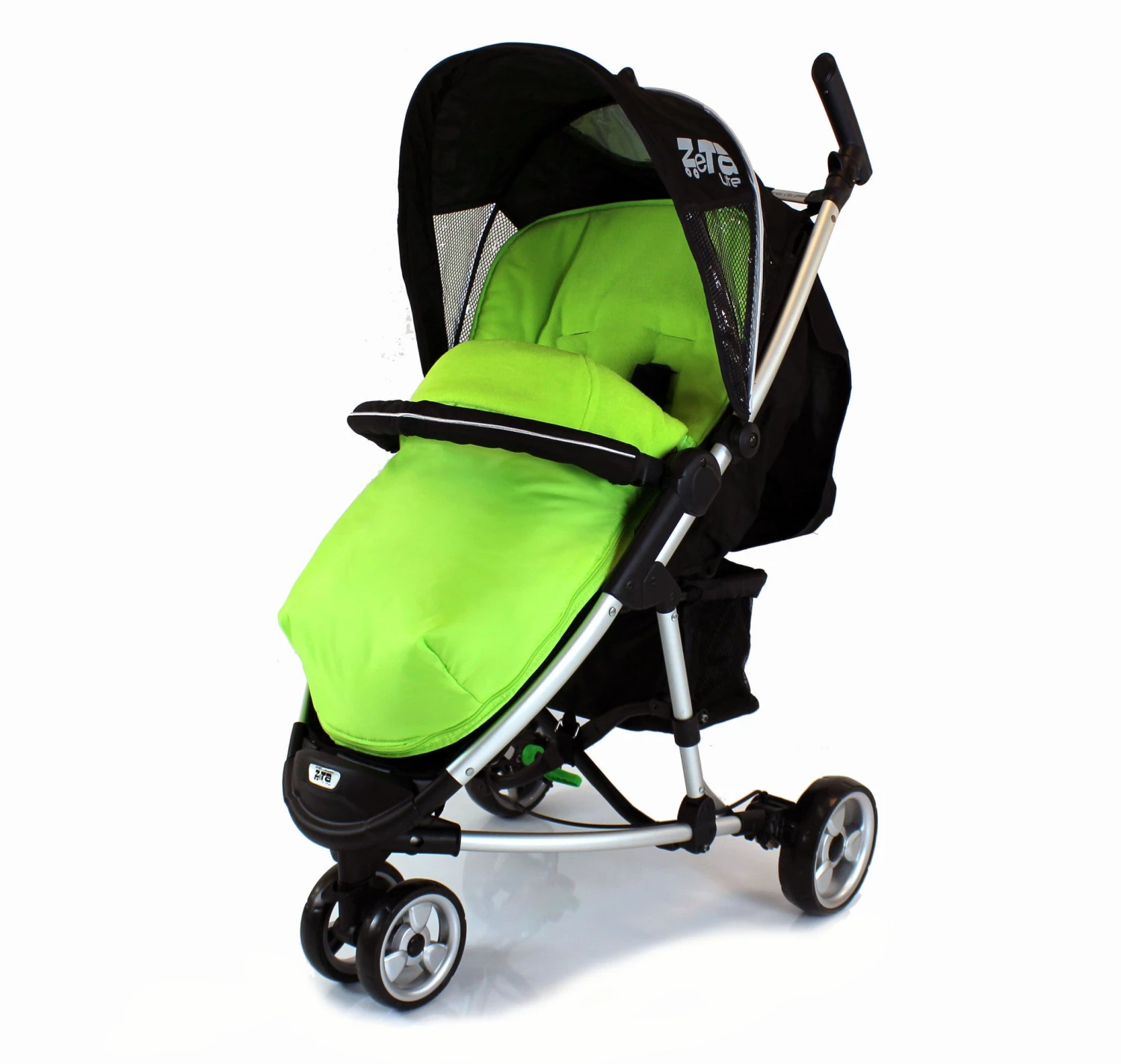 Deluxe 2 In 1 Footmuff Lime For ISafe Visual 3