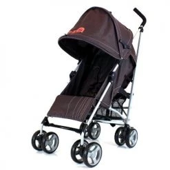 Zeta Vooom Stroller Hot Chocolate + Buggy Organiser + Padded Liner +Raincover Large Shade Hood