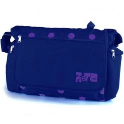 Baby Travel Zeta Changing Bag - Navy Dots (Clearance)