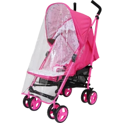 ZeTa Vooom TWILIGHT - Raspberry (Baby Stroller Including Rain Cover) Strollers & Buggies