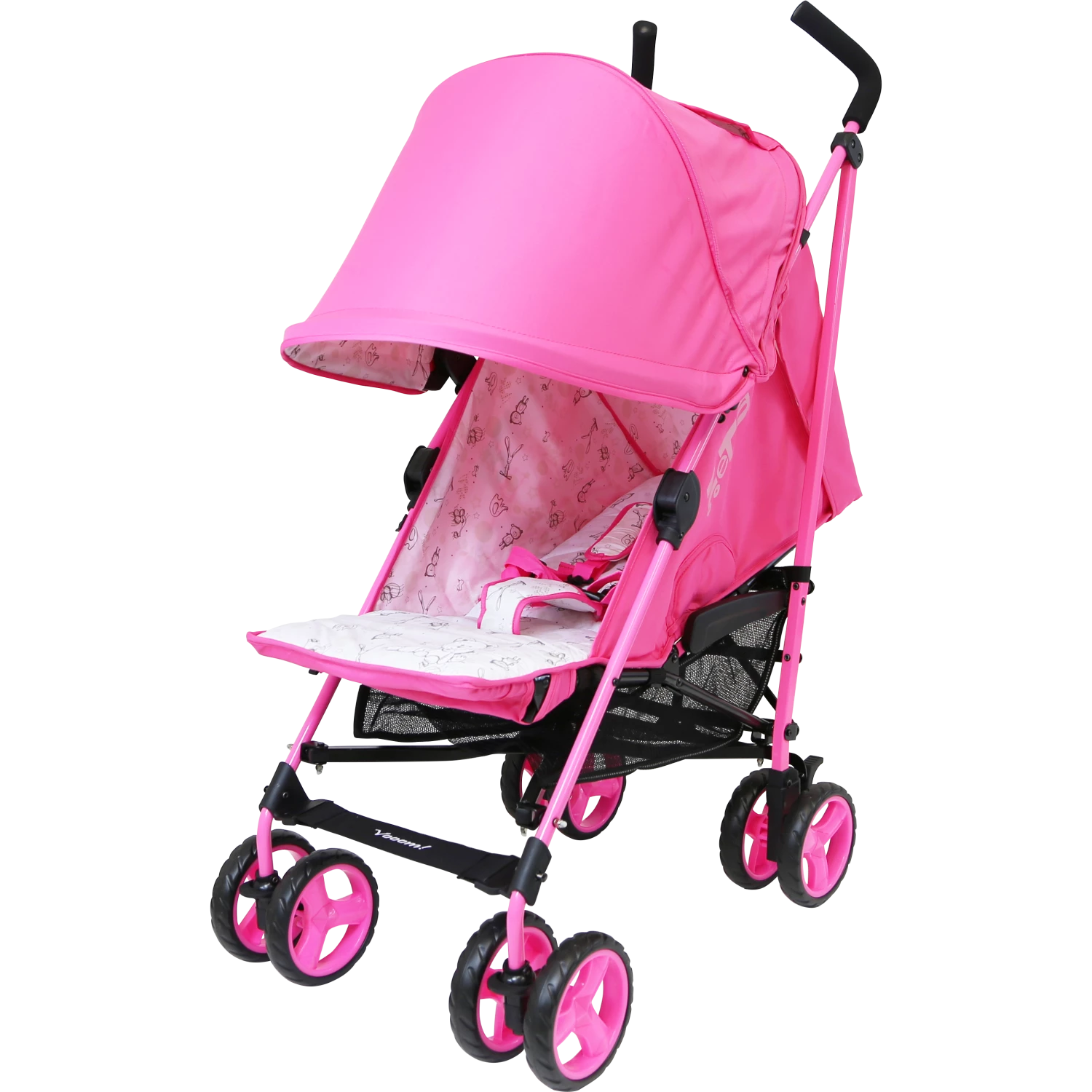 ZeTa Vooom TWILIGHT - Raspberry (Baby Stroller Including Rain Cover) Strollers & Buggies