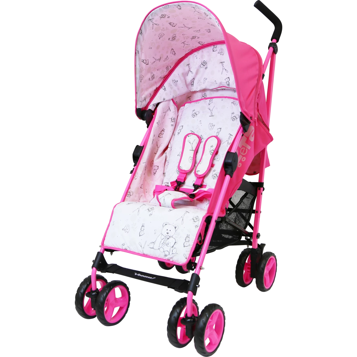 ZeTa Vooom TWILIGHT - Raspberry (Baby Stroller Including Rain Cover) Strollers & Buggies
