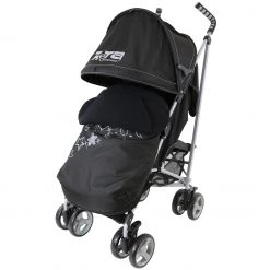 Holiday Strollers Zeta Vooom Hearts And Stars Complete Black