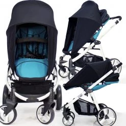 Sunny Sail Universal Quinny Zapp Buggy Pram Stroller Shade Parasol Substitute Accessories - Raincovers