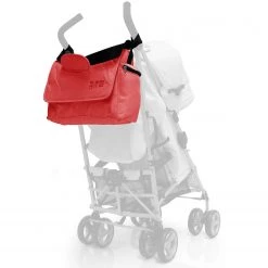 Changing Bags New Baby Travel Zeta Changing Bag - Plain Warm Red