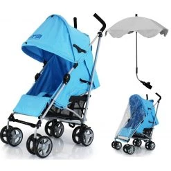 Parasols & Sun Canopies Zeta Vooom Ocean+ Rain Cover + Triple Adjust Parasol (Grey)