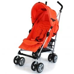 Zeta Vooom Stroller Orange Luxury Padded Liner Holiday Strollers