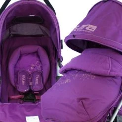 Baby Travel Strollers & Buggies Baby Stroller Zeta Vooom Hearts And Stars Complete Plum