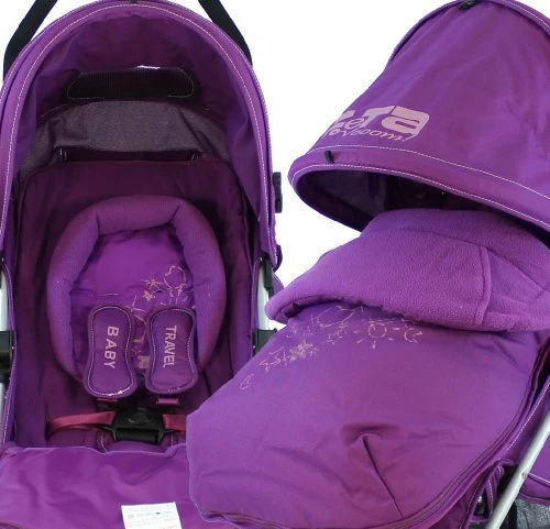 Baby Travel Strollers & Buggies Baby Stroller Zeta Vooom Hearts And Stars Complete Plum