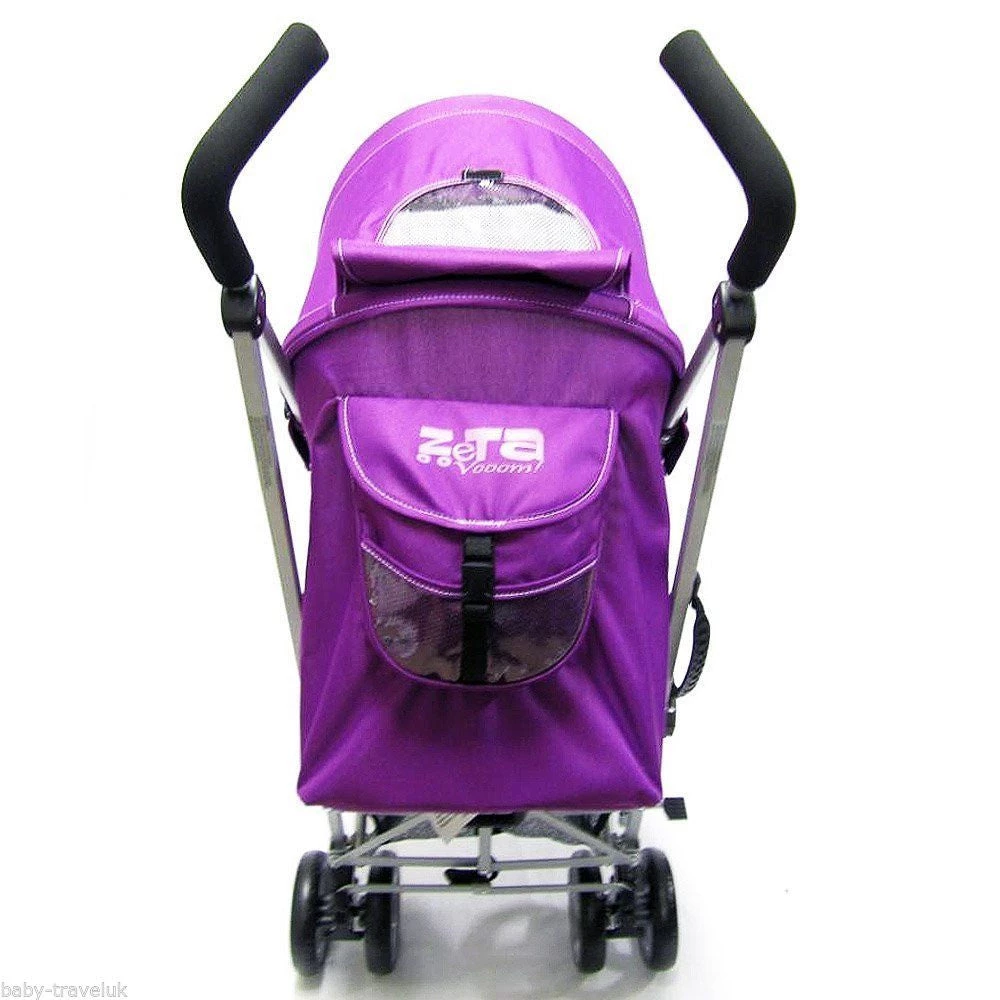 Zeta Vooom Plum (Plain) Stroller Pushchair