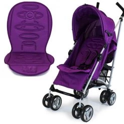 SALE!!! New Zeta Vooom Plum + Luxury Stroller Padded Liner