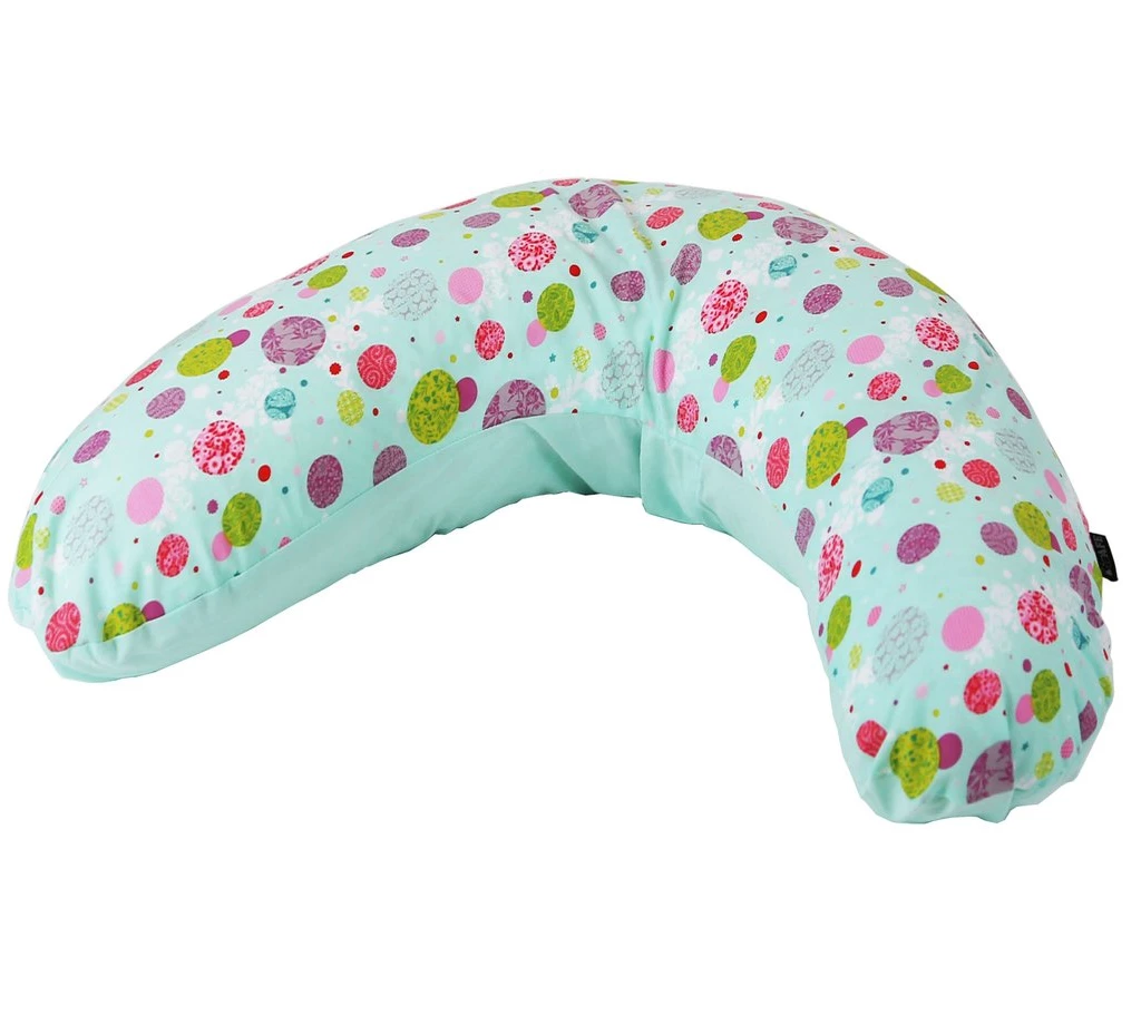 ISafe Maternity Pregnancy Breast Feeding Pillow + Pillow Case (Aquarius) Support Pillows