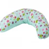 ISafe Support Pillows Supportive Maternity Pregnancy Breast Feeding Pillow + Pillow Case (Aquarius)
