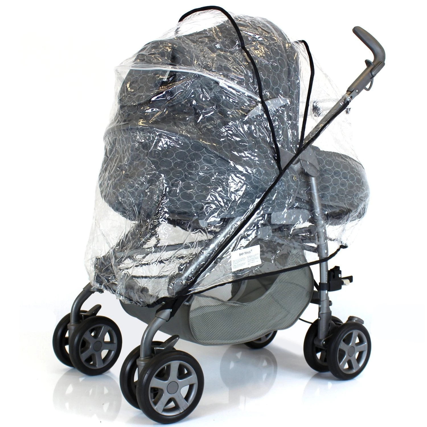 Baby Travel Universal Rain Cover, Carrycot, Tandem,Side By Side, Carseat, Stroller, Pramette 3 In 1 Pram System Rain Covers