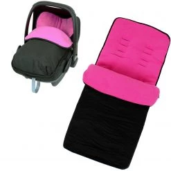 ISafe 3 In 1 - Pink (With Car Seat) Travel System Pram Options