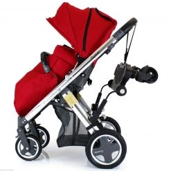 My Babiie Buggy Boards With Saddle Stroller Board To Fit Billie Faiers Pink Stripes Travel System - Pram Ride On Step Pink