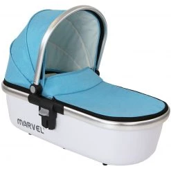 Marvel Carrycot - Surf Blue 3 In 1 Pram Systems