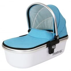 Marvel Carrycot - Surf Blue 3 In 1 Pram Systems