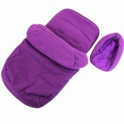 Baby Travel Footmuffs Luxury 2 In 1 Footmuff & Headhugger For Quinny Buzz - Plum