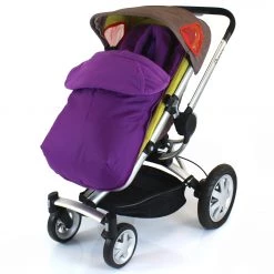 Footmuffs Deluxe 2 In 1 Footmuff For Baby Travel Zeta Vooom - Plum