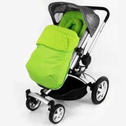 Baby Travel Footmuffs Luxury 2 In 1 Footmuff & Headhugger For Quinny Buzz - Lime